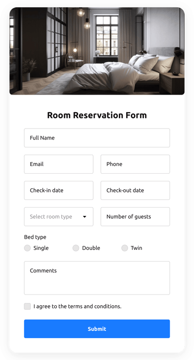 Room Reservation Form